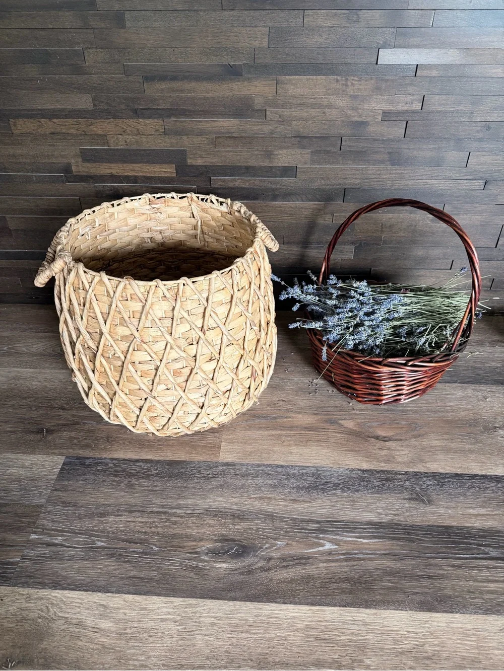 Woven Seagrass Storage Basket - Natural Brown extra large size